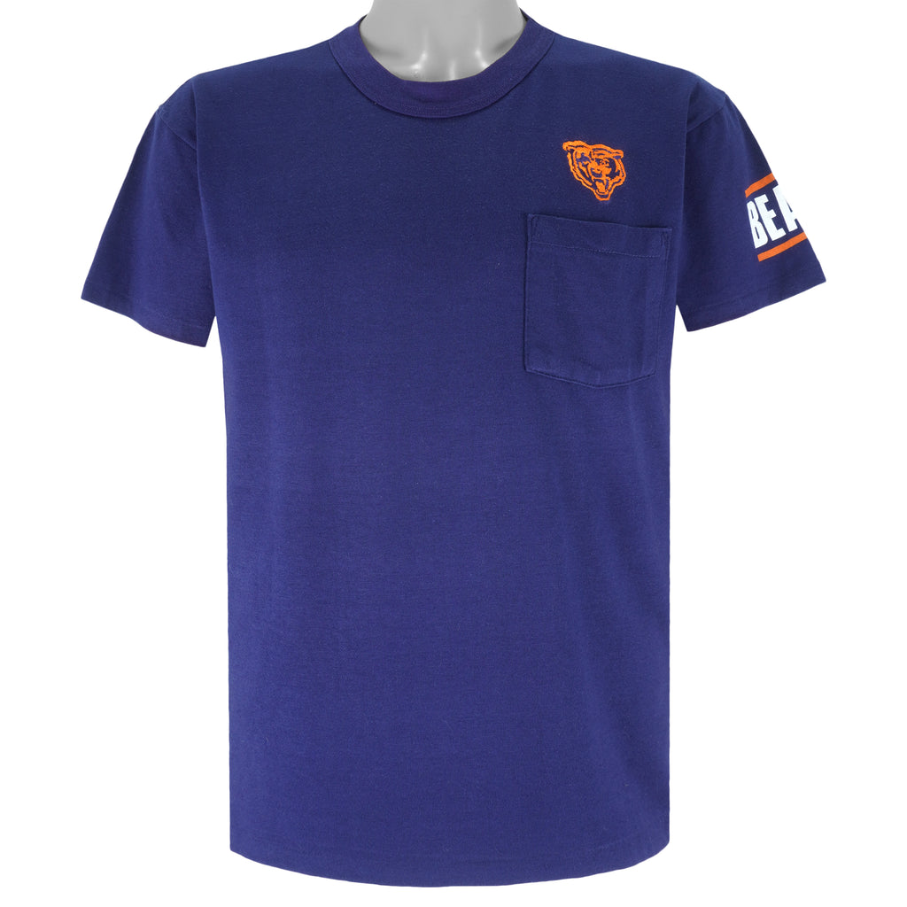 NFL - Chicago Bears Embroidered T-Shirt 1990s Large Vintage Retro Football