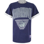 NCAA (Logo 7) - Georgetown Hoyas Spell-Out T-Shirt 1990s Large Vintage College