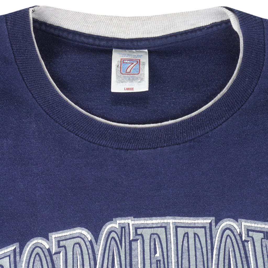 NCAA (Logo 7) - Georgetown Hoyas Spell-Out T-Shirt 1990s Large Vintage College