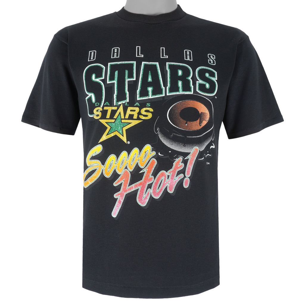 NHL (Scrimmage) - Dallas Stars Soooo Hot Single Stitch T-Shirt 1990s Medium Vintage Retro Hockey