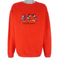 Disney - Minnie Walt Disney World Crew Neck Sweatshirt 1990s Medium Vintage Retro