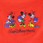 Disney - Minnie Walt Disney World Crew Neck Sweatshirt 1990s Medium Vintage Retro