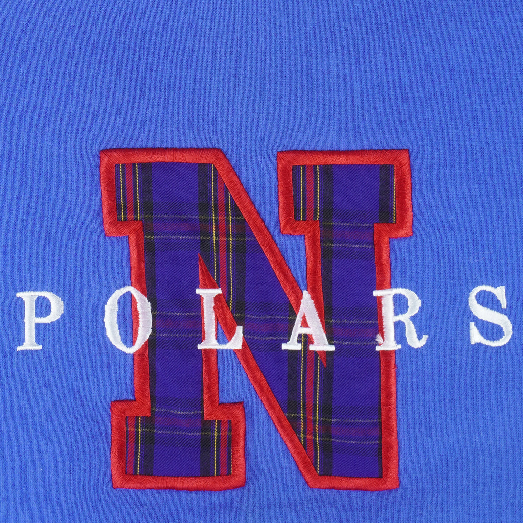 Vintage - Blue N Polars Crew Neck Sweatshirt 1990s X-Large Vintage Retro