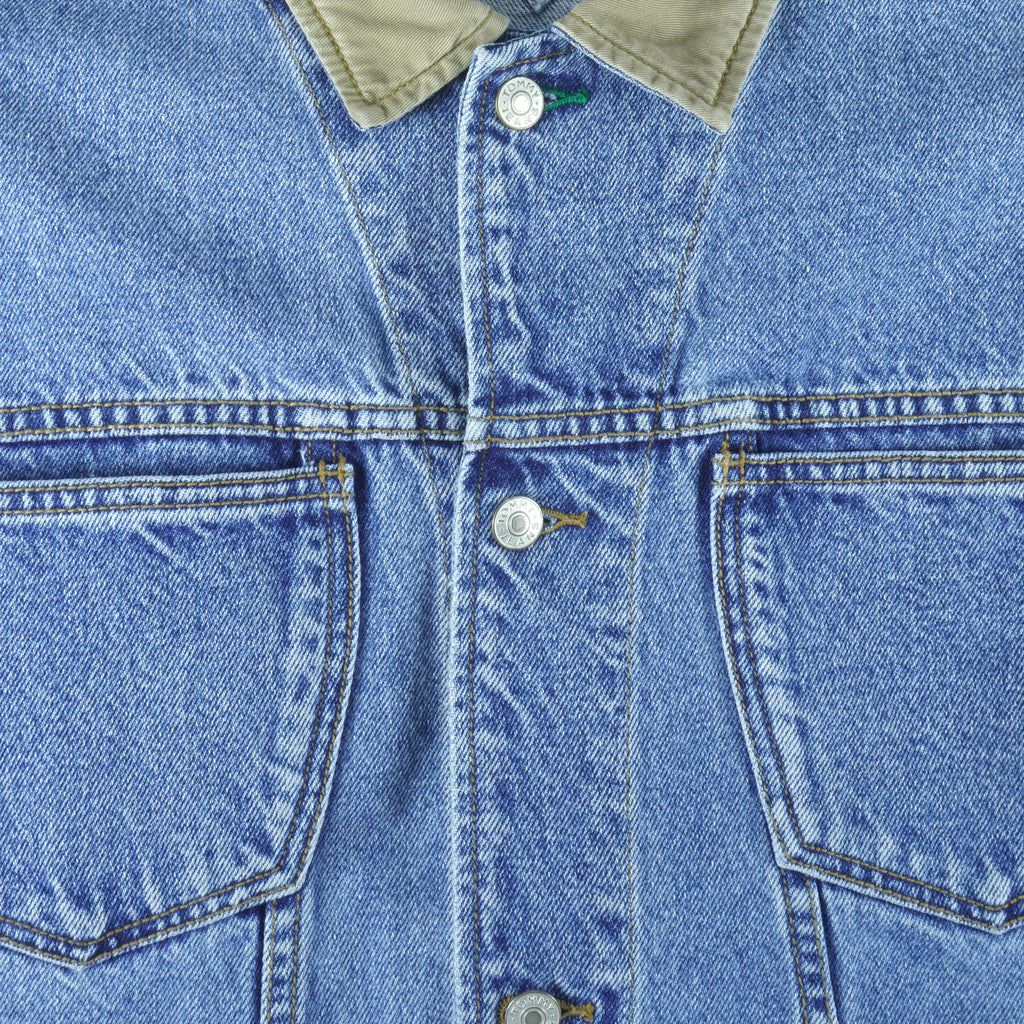 Tommy Hilfiger - Button-Up Denim Jacket 1990s X-Large Vintage Retro