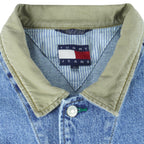 Tommy Hilfiger - Button-Up Denim Jacket 1990s X-Large Vintage Retro