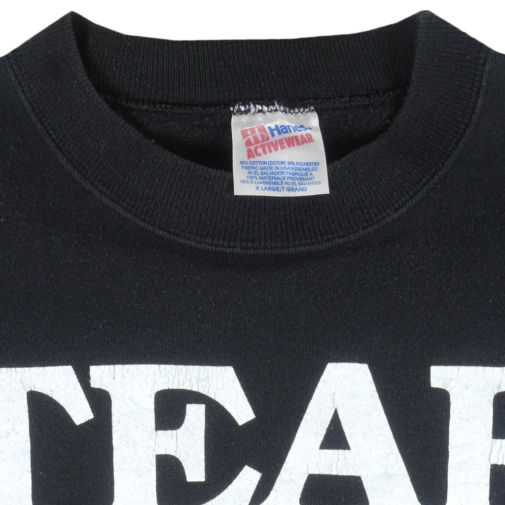 Vintage (Hanes) - Tear Treat African Right Crew Neck Sweatshirt 1994 X-Large Vintage Retro