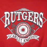 NCAA (Signal Sports) - Rutgers Scarlet Knights Crew Neck Sweatshirt 1990s Large Vintage College Football