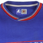 Starter - New York Rangers Embroidered Sweatshirt 1990s Large Vintage Retro Hockey