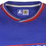 Starter - New York Rangers Embroidered Sweatshirt 1990s Large Vintage Retro Hockey