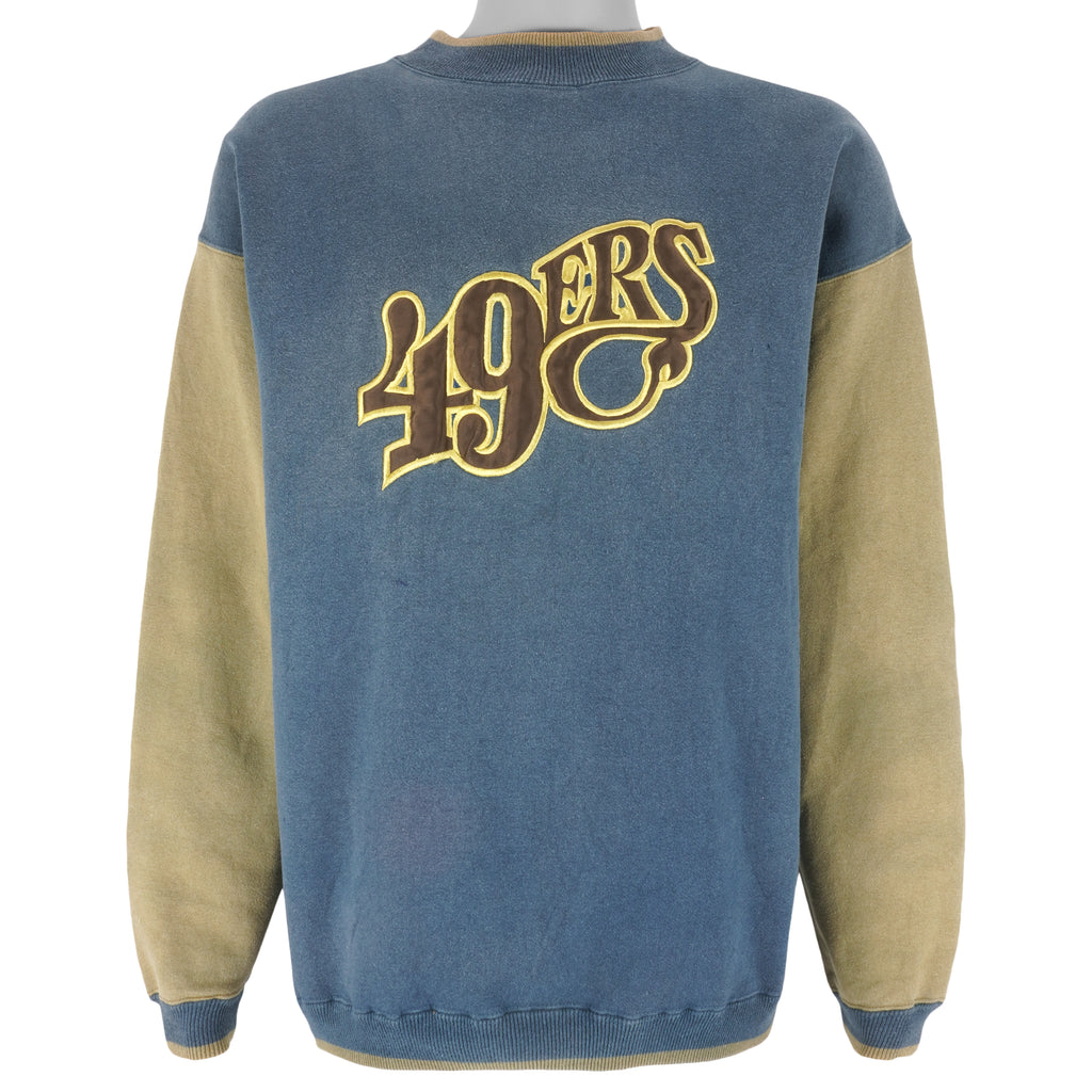 NFL - San Francisco 49ers Crew Neck Sweatshirt 1990s X-Large Vintage Retro Football