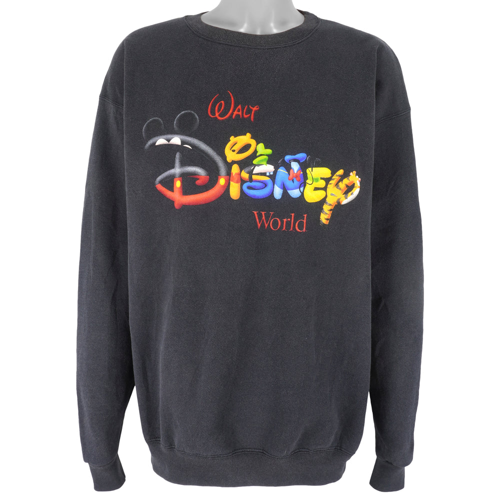 Disney - Walt Disney World Crew Neck Sweatshirt 1990s XX-Large Vintage Retro