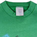 NFL (Logo 7) - Philadelphia Eagles All-Over-Print Crew Neck Sweatshirt 1990s X-Large Vintage Football