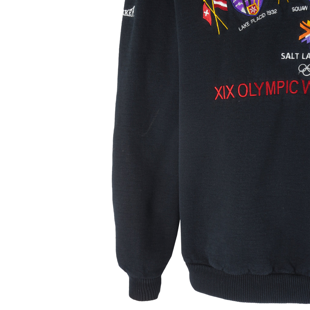 Vintage (Marker) - Salt Lake Winter Olympics Games Sweatshirt 2002 Large Vintage Retro