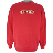 Vintage (Lee) - Smirnoff Vodka Crew Neck Sweatshirt 1990s X-Large Vintage Retro