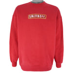 Vintage (Lee) - Smirnoff Vodka Crew Neck Sweatshirt 2000s X-Large