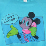 Disney - Mickey Mouse Walt Disney World Crew Neck Sweatshirt 1990s X-Large Vintage Retro