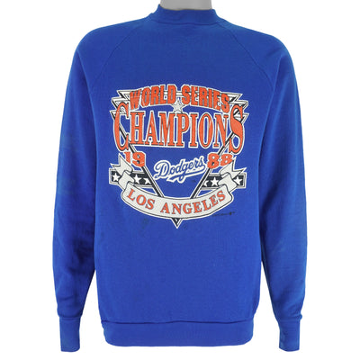 MLB (Logo 7) - Los Angeles Dodgers Crew Neck Sweatshirt 1988 X-Large