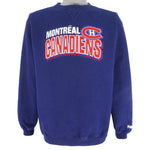 Puma - Montreal Canadiens Crew Neck Sweatshirt 1990s Medium