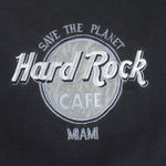 Vintage - Hard Rock Cafe Miami Embroidered Crew Neck Sweatshirt 1990s Large Vintage Retro