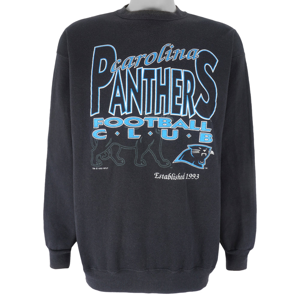 NFL (Salem) - Carolina Panthers Football Club Crew Neck Sweatshirt 1993 X-Large Vintage Football