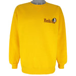 NCAA (Signal Sports) - Florida State Seminoles Embroidered Crew Neck Sweatshirt 1990s X-Large Vintage College