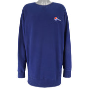 Vintage - Pepsi Embroidered Crew Neck Sweatshirt 1990s XX-Large Vintage Retro