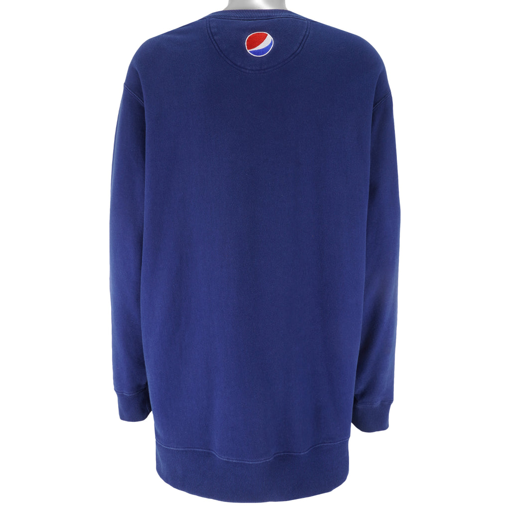 Vintage - Pepsi Embroidered Crew Neck Sweatshirt 1990s XX-Large Vintage Retro