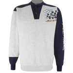 NASCAR (Speed Zone) - Mark Martin Embroidered Sweatshirt 1995 Medium Vintage Retro
