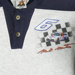 NASCAR (Speed Zone) - Mark Martin Embroidered Sweatshirt 1995 Medium Vintage Retro