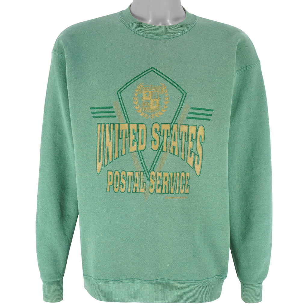 Vintage (Lee) - United States Postal Service Crew Neck Sweatshirt 1990s Large Vintage Retro
