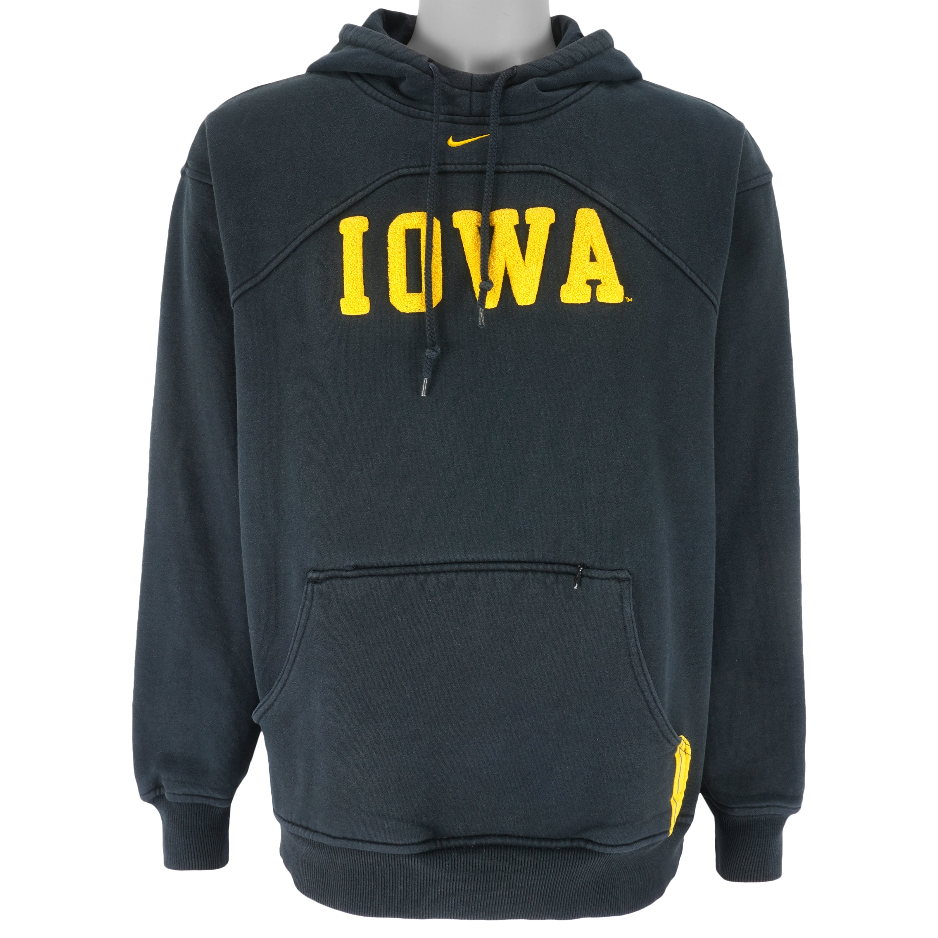 Nike - University of Iowa Hooded Pullover Sweatshirt Medium NCAA