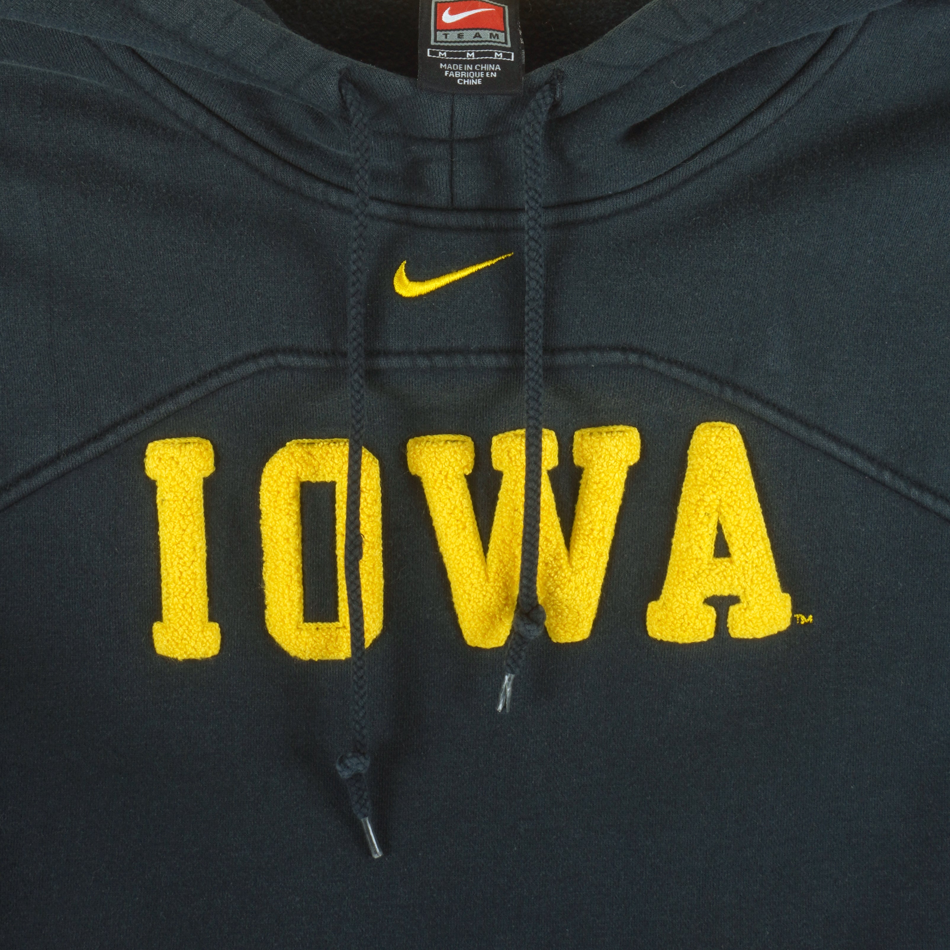 Nike - University of Iowa Hooded Pullover Sweatshirt Medium NCAA