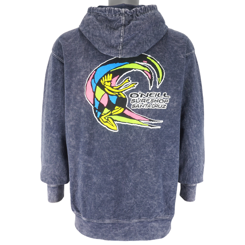 Vintage - O'Neill Surf Shop Hooded Sweatshirt 1990s Large Vintage Retro