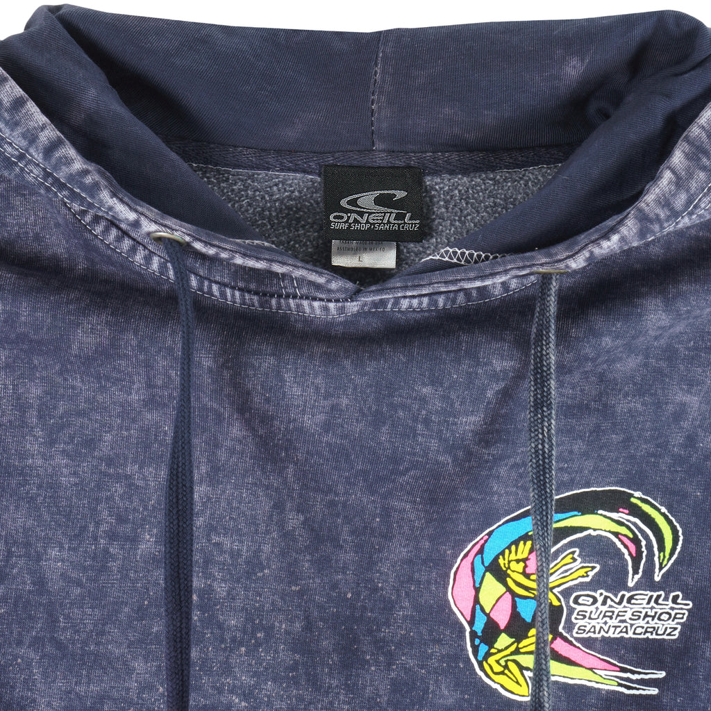 Vintage - O'Neill Surf Shop Hooded Sweatshirt 1990s Large Vintage Retro