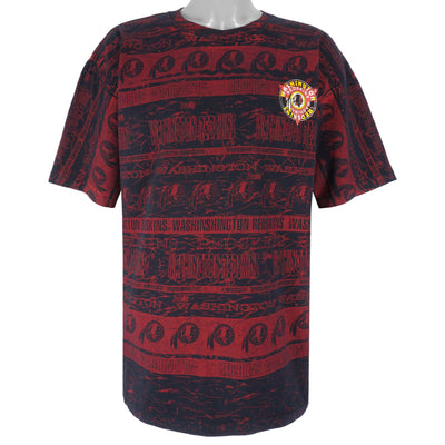 NFL (Salem) - Washington Redskins All Over Prints T-Shirt 1990s XX-Large