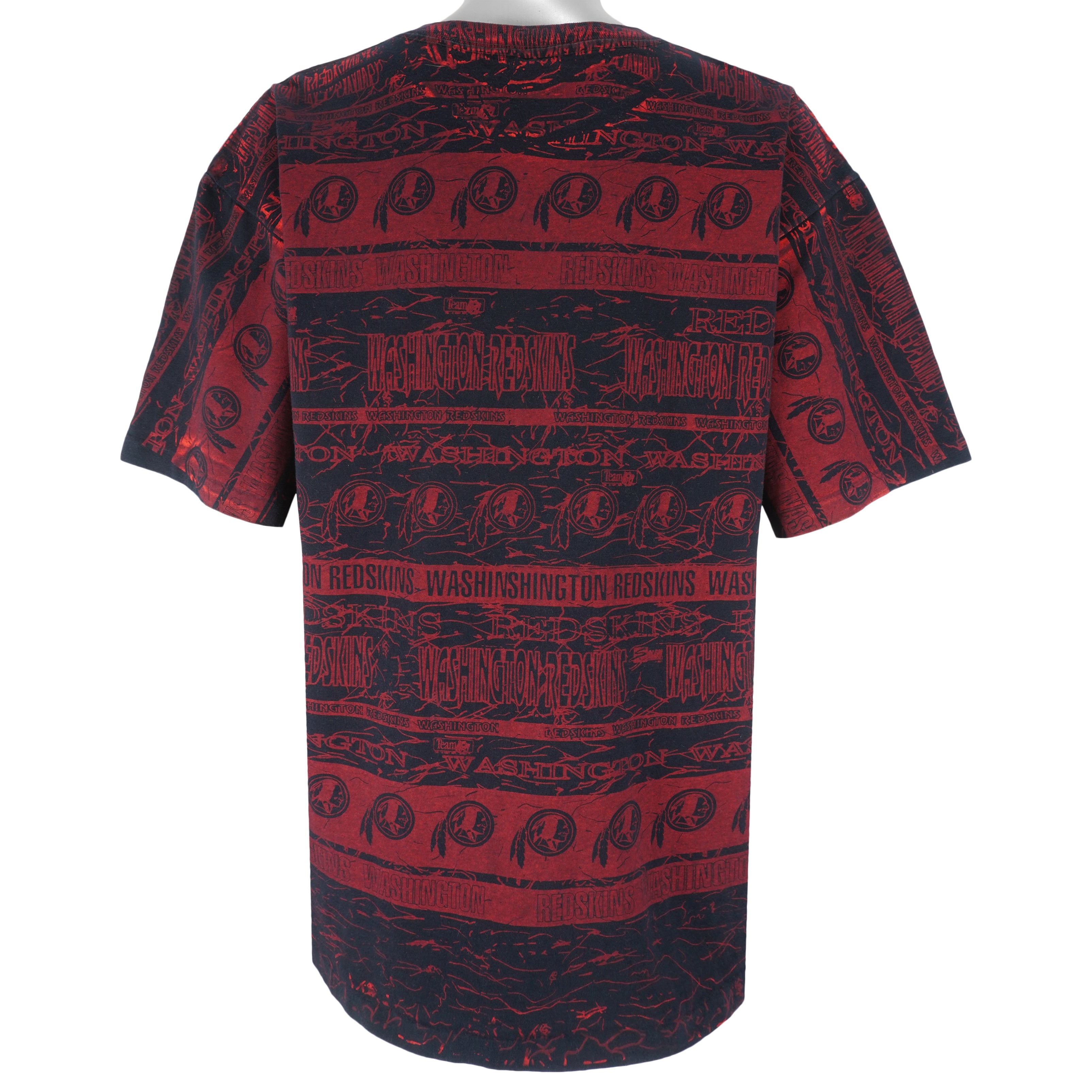 NFL (Salem) - Washington Redskins All Over Prints T-Shirt 1990s XX-Large Vintage Retro Football