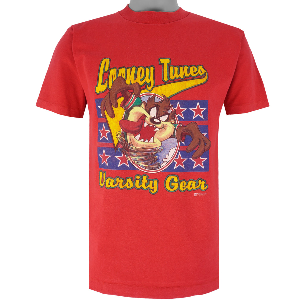 Looney Tunes (Magic Johnson T's) - Tasmanian Devil Single Stitch T-Shirt 1990s Medium Vintage Retro