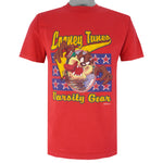 Looney Tunes (Magic Johnson T's) - Taz Varsity Gear T-Shirt 1995 Medium