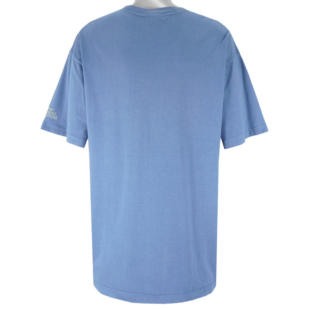 Disney - Blue Mickey Disneyland T-Shirt 1990s X-Large Vintage Retro