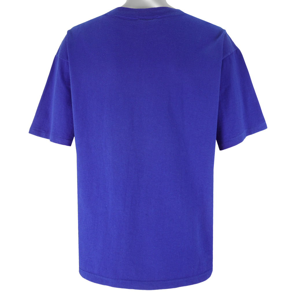 NFL (The Game) - Buffalo Bills Big Logo Single Stitch T-Shirt 1990s Large Vintage Retro Football