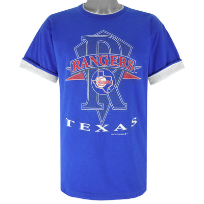 MLB (Logo 7) - Texas Rangers Big Logo Underlayer T-Shirt 1993 X-Large
