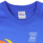 Vintage (Hanes) - Atlanta Olympics Sponsor by IBM Single Stitch T-Shirt 1990s X-Large Vintage Retro