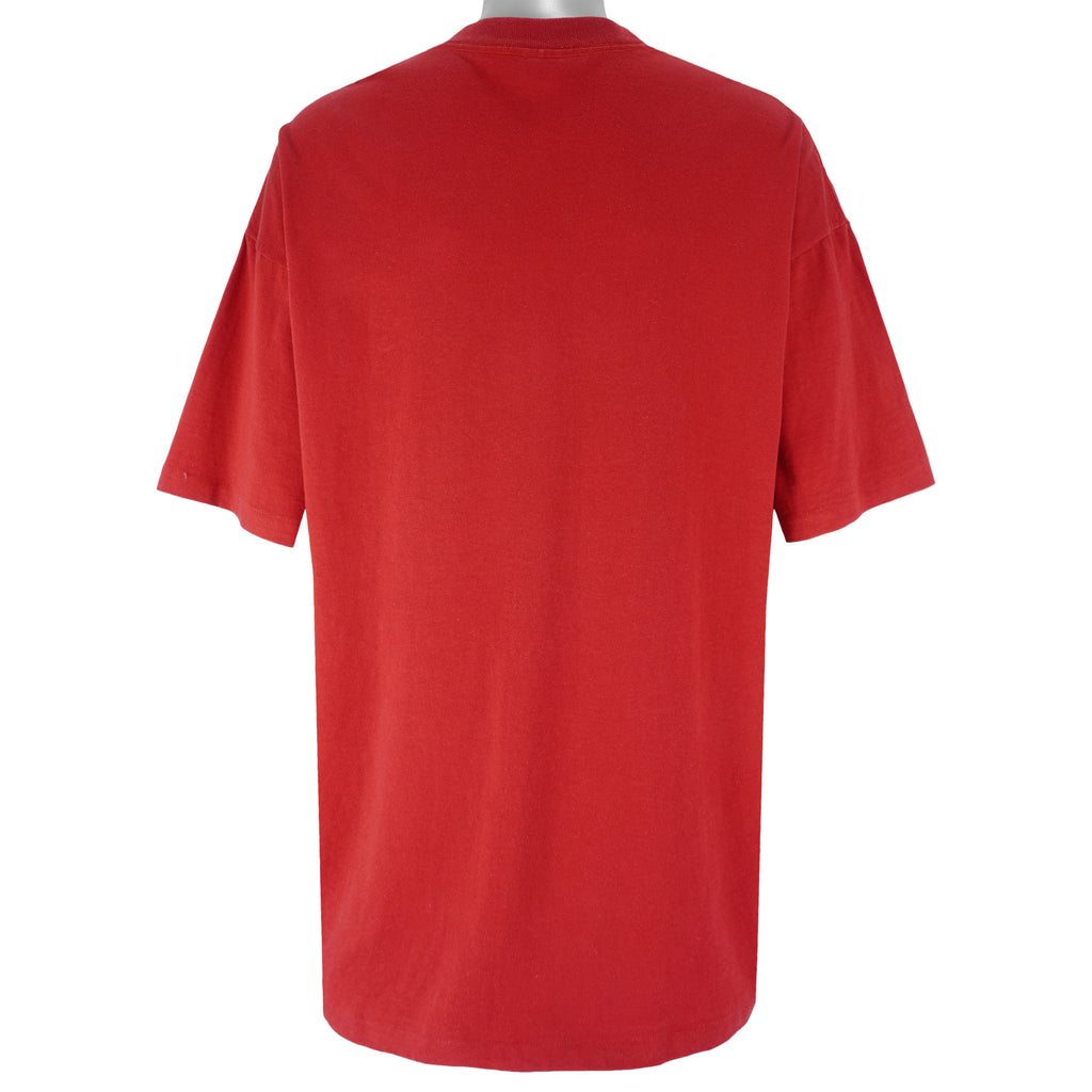 MLB (Nutmeg) - Philadelphia Phillies Embroidered T-Shirt 1990s X-Large Vintage Retro Baseball