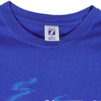 MLB (Logo 7) - Chicago Cubs Smokin Big Logo T-Shirt 1995 X-Large Vintage Retro Baseball
