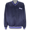 Tommy Hilfiger - Blue Embroidered Pullover Windbreaker 1990s Large Vintage Retro