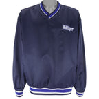 Tommy Hilfiger - Blue Embroidered Pullover Windbreaker 1990s Large Vintage Retro