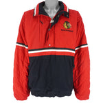 Starter - Chicago Blackhawks Pullover Puffer Jacket 1990s X-Large