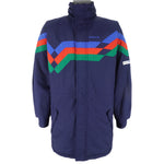 Adidas - Blue Aditex Zip-Up Warm Jacket 1990s X-Large