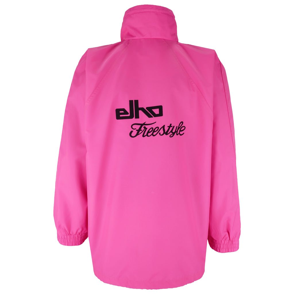 Vintage (Elho) - Pink 1/4 Zip Freestyle Windbreaker 1990s X-Large Vintage Retro