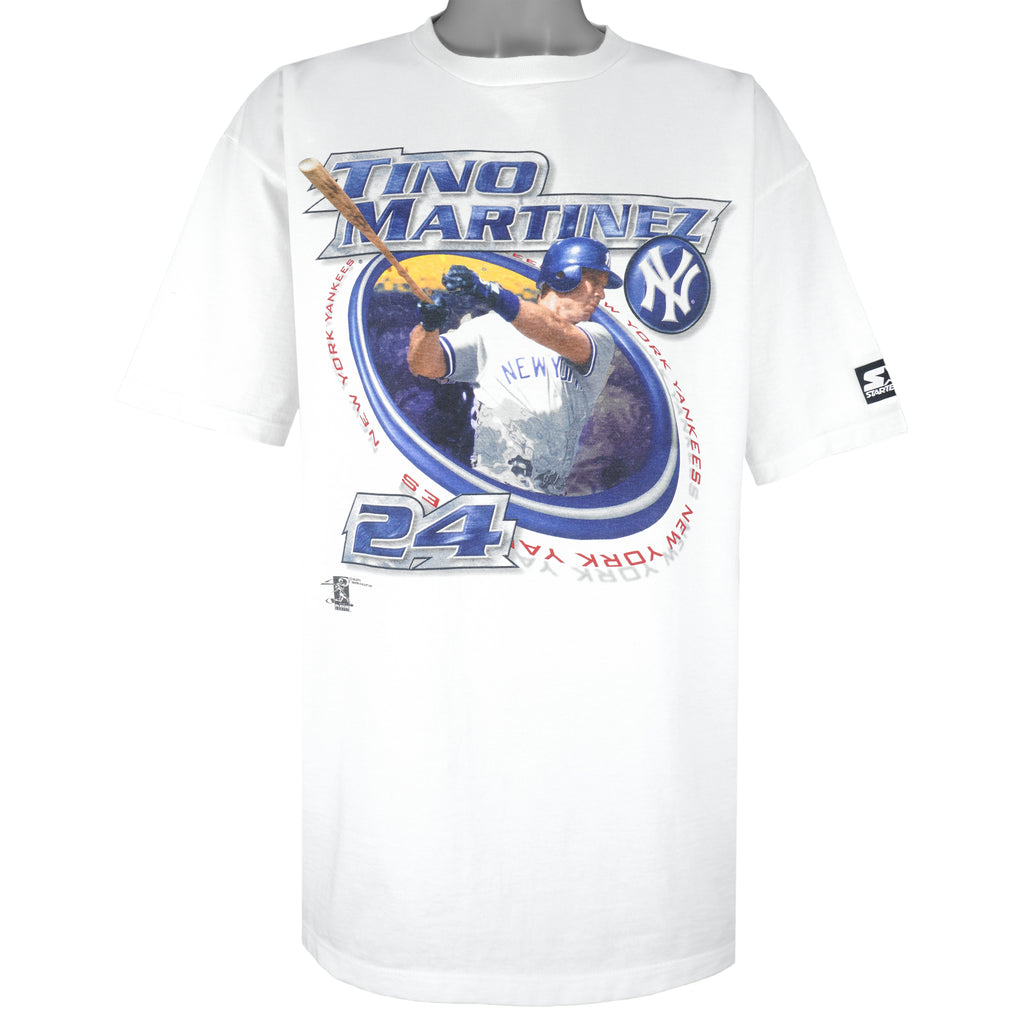 Starter - New York Yankees Tino Martinez Deadstock T-Shirt 1999 X-Large Vintage Retro Baseball